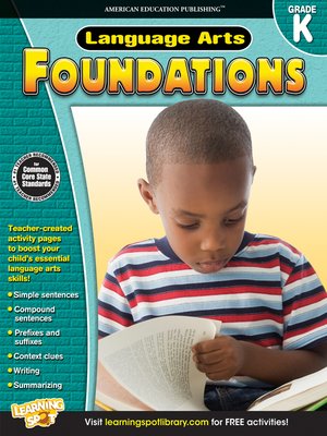 cover image of Language Arts Foundations, Grade K